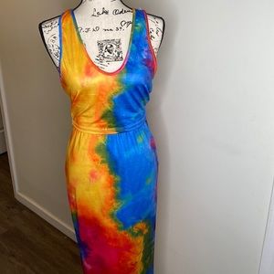 Tie - Dye two piece skirt set